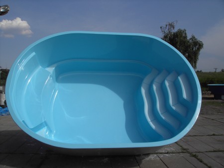 Prodej laminátové bazény o rozměru 4x3m